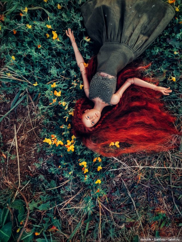 Хелависа собирает травы (автор куколки Ольга Рейнгард) (фото 4)