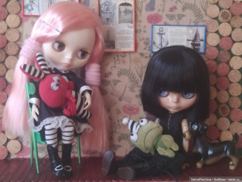 Ещё один фон+коллажи — Кукольная миниатюра своими руками: еда