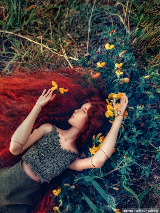 Хелависа собирает травы (автор куколки Ольга Рейнгард) (фото 3)