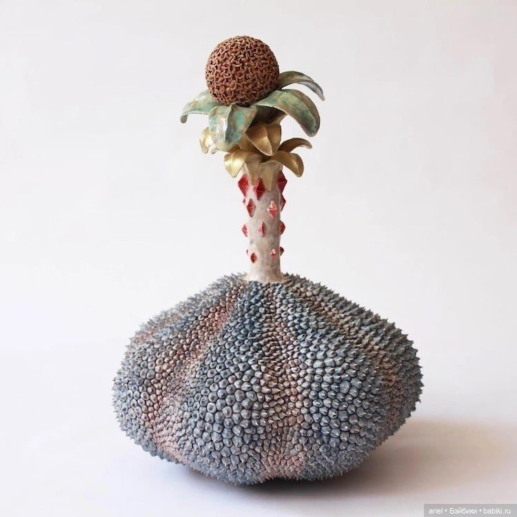 Очаровательные «инопланетные» растения от японской керамистки Каори Курихара (Kaori Kurihara) (фото 9)
