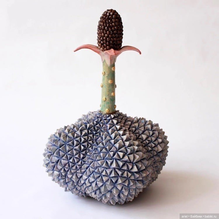 Очаровательные «инопланетные» растения от японской керамистки Каори Курихара (Kaori Kurihara)