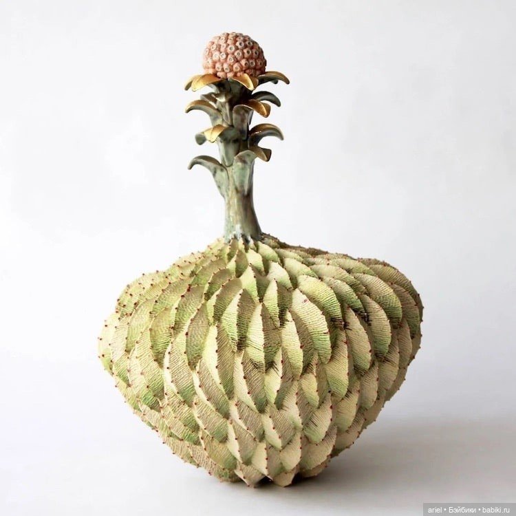 Очаровательные «инопланетные» растения от японской керамистки Каори Курихара (Kaori Kurihara) (фото 10)