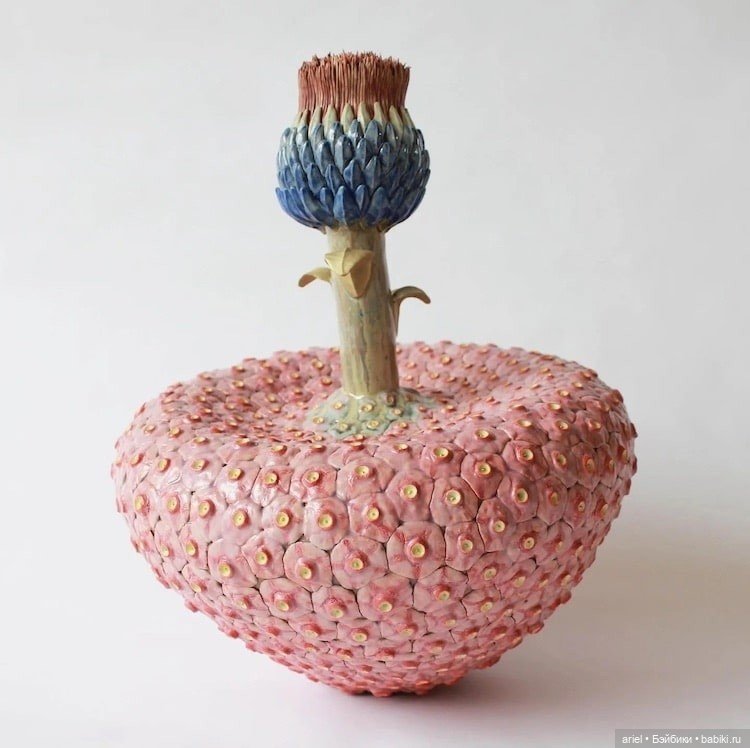 Очаровательные «инопланетные» растения от японской керамистки Каори Курихара (Kaori Kurihara) (фото 3)