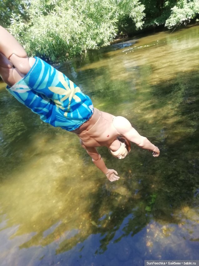 Матвей Сергеевич, ПинкЛау и Бэбита на речке