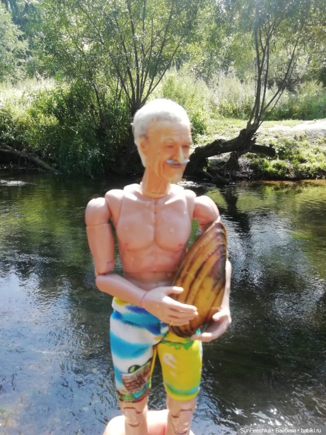 Матвей Сергеевич, ПинкЛау и Бэбита на речке (фото 8)