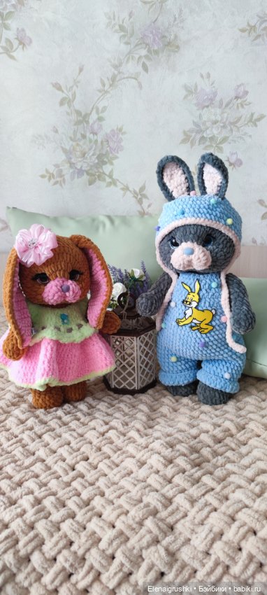 Зайчики — Вязаные игрушки и амигуруми: крючком (фото 5)