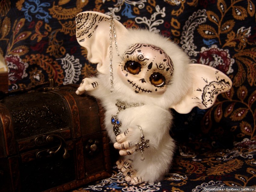 Могвай — Игрушки в смешанной технике (мех и глина): Арт