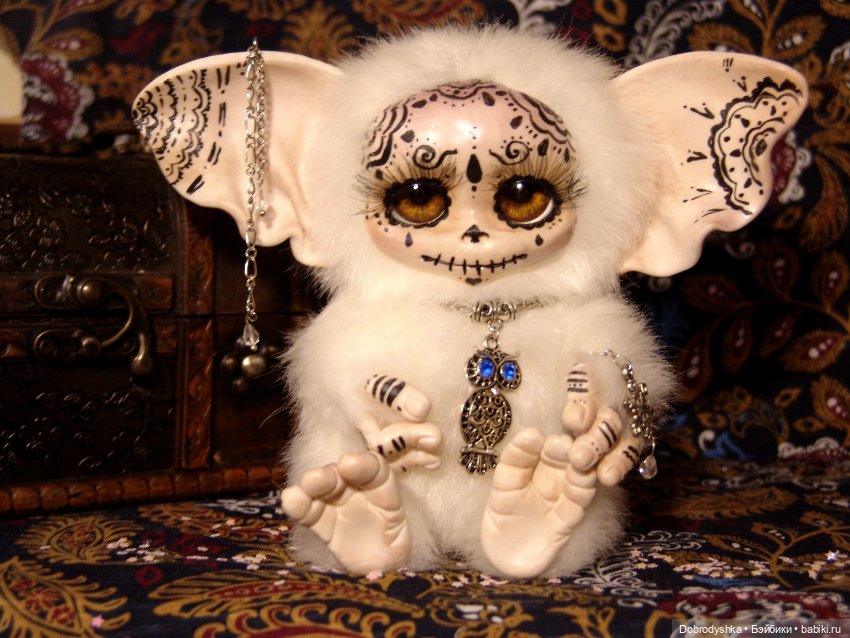 Могвай — Игрушки в смешанной технике (мех и глина): Арт (фото 7)