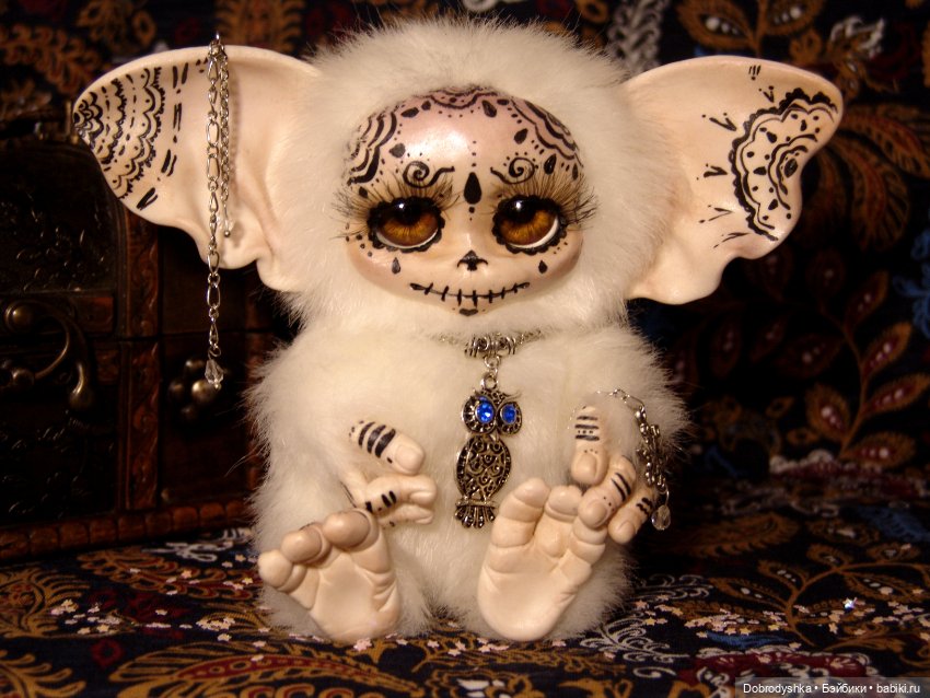 Могвай — Игрушки в смешанной технике (мех и глина): Арт (фото 2)