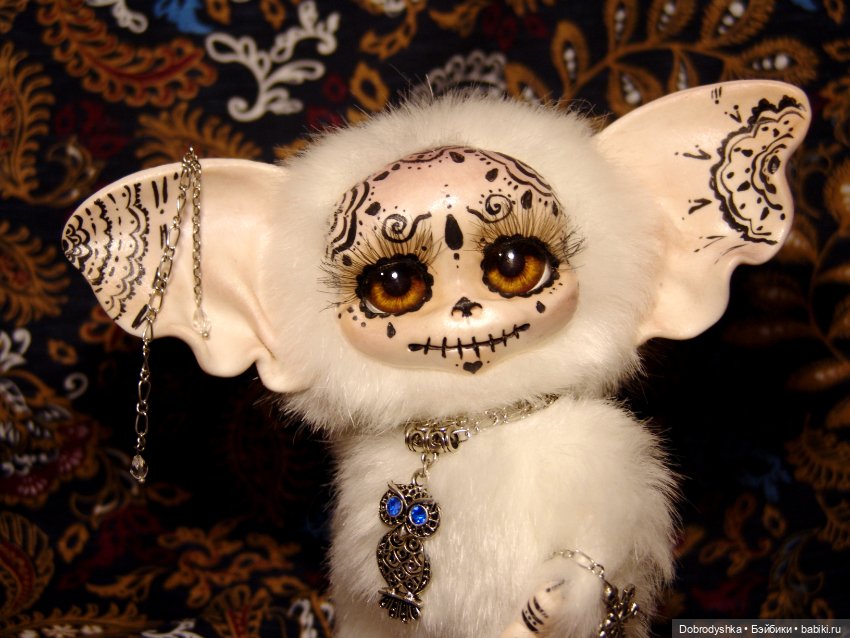 Могвай — Игрушки в смешанной технике (мех и глина): Арт (фото 6)