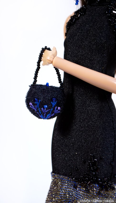 Синее мерцание — Авторские украшения и аксессуары для кукол: фото (фото 4)