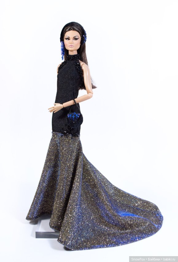 Синее мерцание — Авторские украшения и аксессуары для кукол: фото