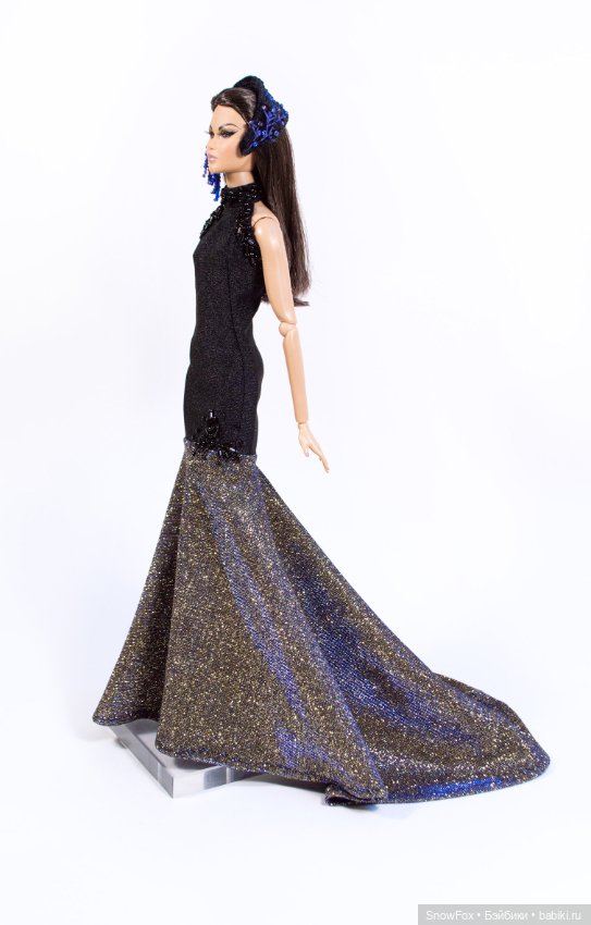 Синее мерцание — Авторские украшения и аксессуары для кукол: фото (фото 5)