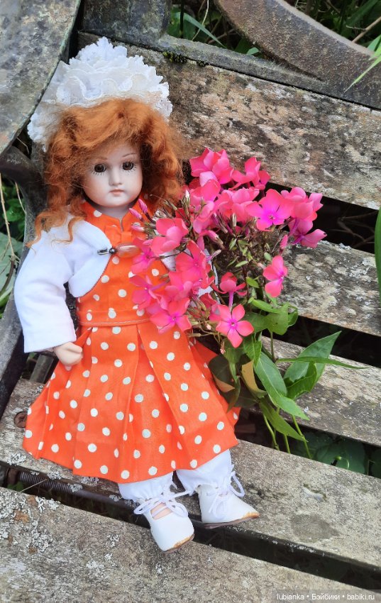 Next orange-red — Редкие антикварные куклы и реплики: воск (фото 6)