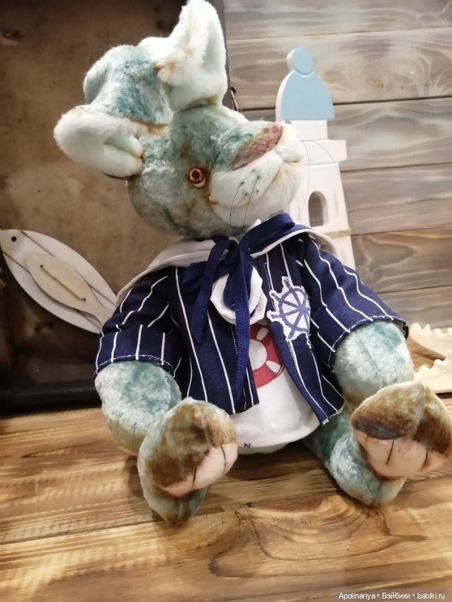 Майло кролик-тедди — Авторские мишки Тедди и друзья: фото (фото 2)