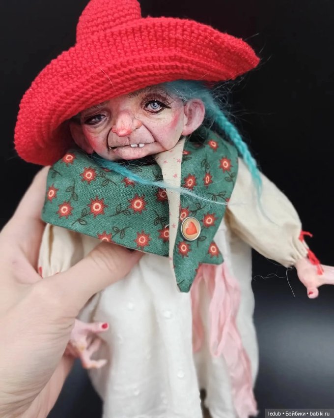 Баба Ёга — Лепка авторских кукол: полимерная глина (фото 2)