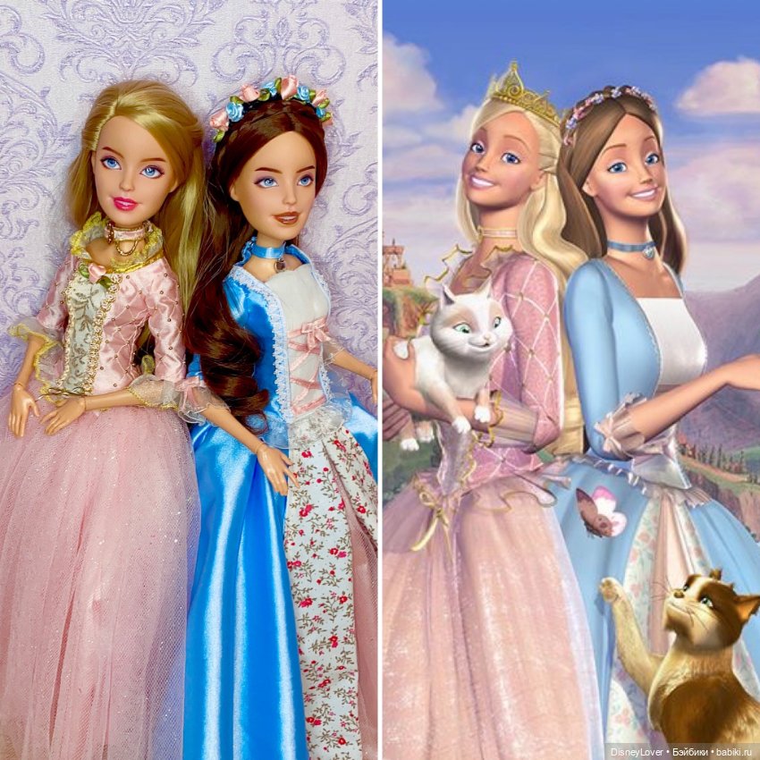 Принцесса и нищенка. Как я сшила платья куклам (фото 6)