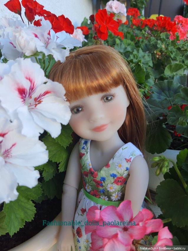 Прекрасная герань — Одежда и обувь для кукол своими руками: фото (фото 5)