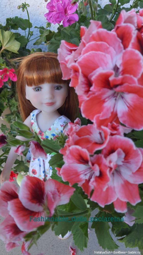 Прекрасная герань — Одежда и обувь для кукол своими руками: фото
