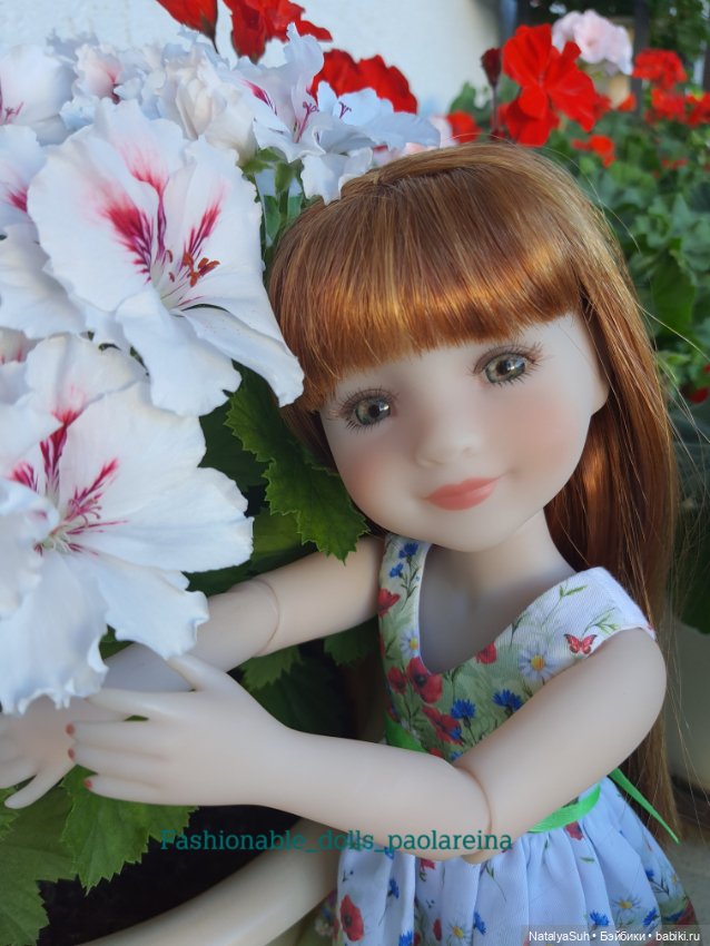 Прекрасная герань — Одежда и обувь для кукол своими руками: фото (фото 7)