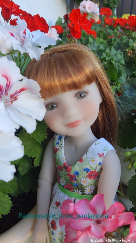 Прекрасная герань — Одежда и обувь для кукол своими руками: фото (фото 2)