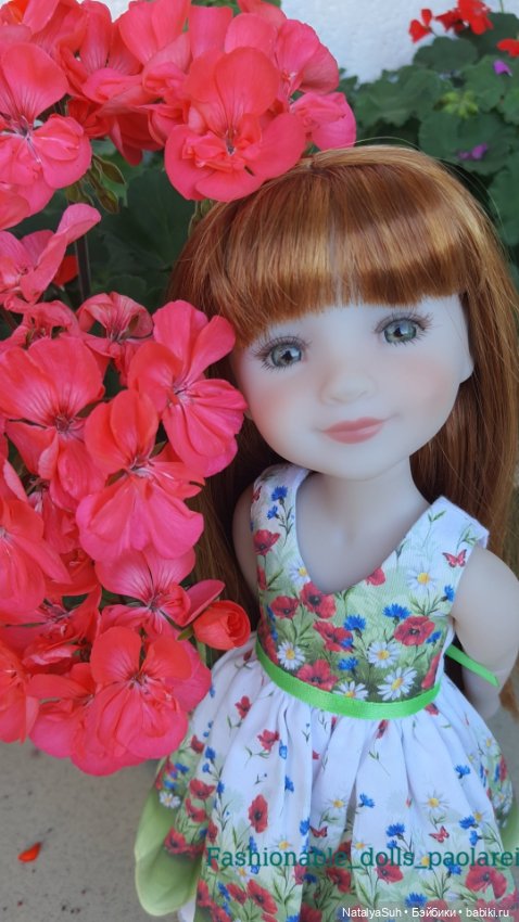 Прекрасная герань — Одежда и обувь для кукол своими руками: фото (фото 3)