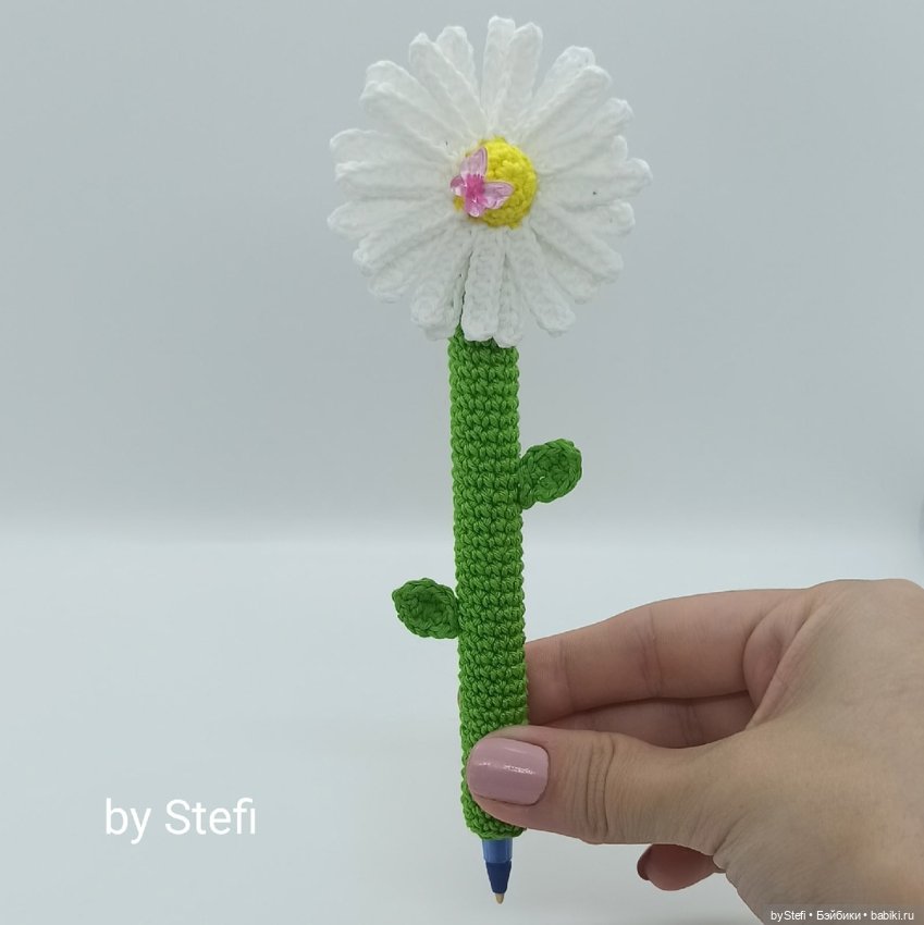 Цветочки. Ручка и брошечки (фото 8)