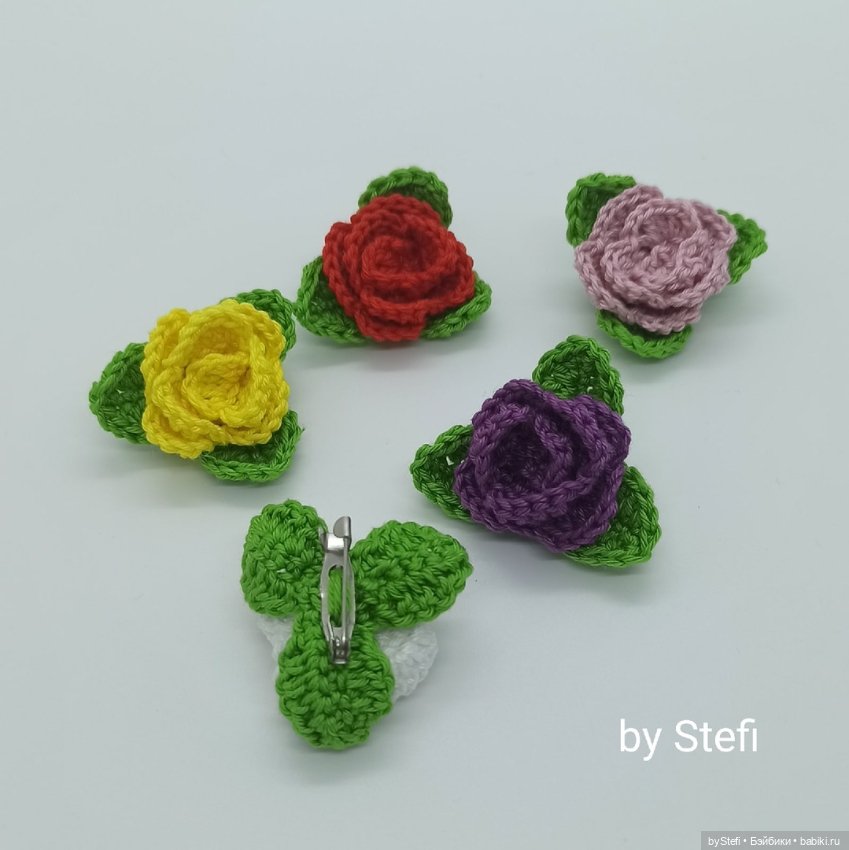 Цветочки. Ручка и брошечки (фото 4)