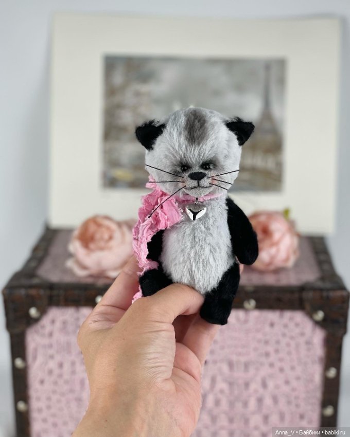 Тедди котик Марс и Китти — Авторские мишки Тедди и друзья: фото