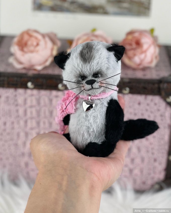 Тедди котик Марс и Китти — Авторские мишки Тедди и друзья: фото (фото 3)