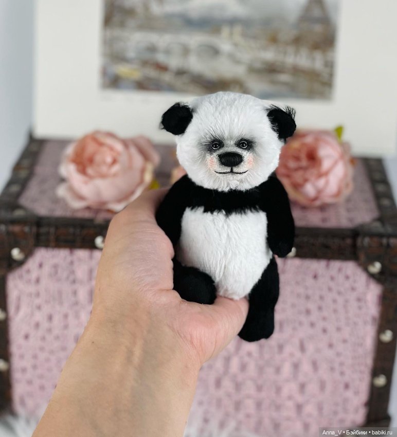 Тедди панда Луна — Авторские мишки Тедди и друзья: фото (фото 3)