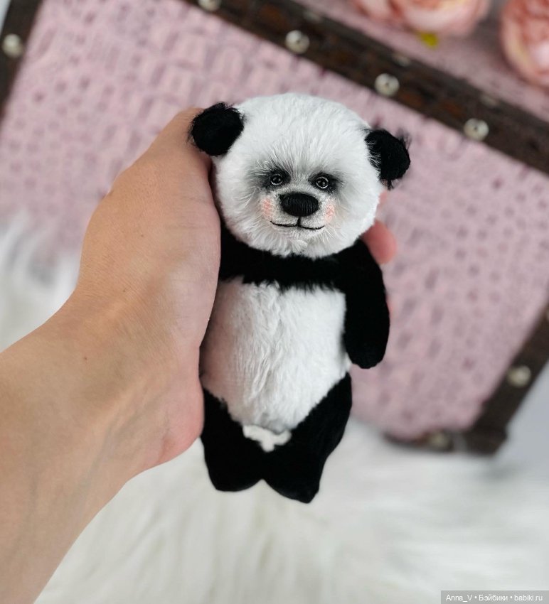 Тедди панда Луна — Авторские мишки Тедди и друзья: фото (фото 2)