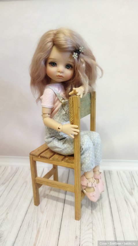 Варежка на теле 28см — Авторские шарнирные куклы своими руками: лепка (фото 7)