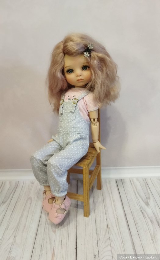 Варежка на теле 28см — Авторские шарнирные куклы своими руками: лепка (фото 4)