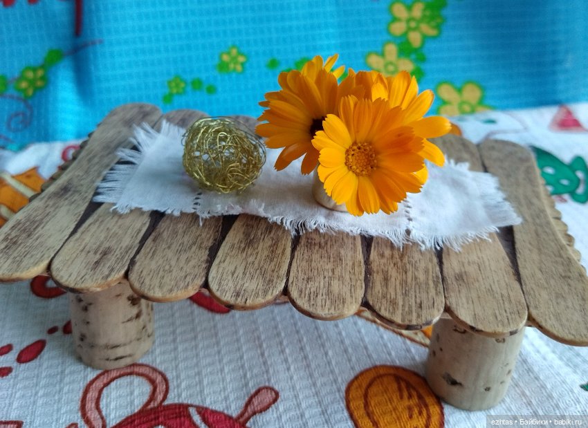 Столики из палочек. Олеся презентует