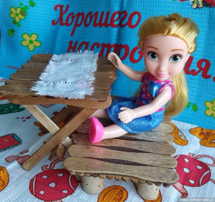 Столики из палочек. Олеся презентует