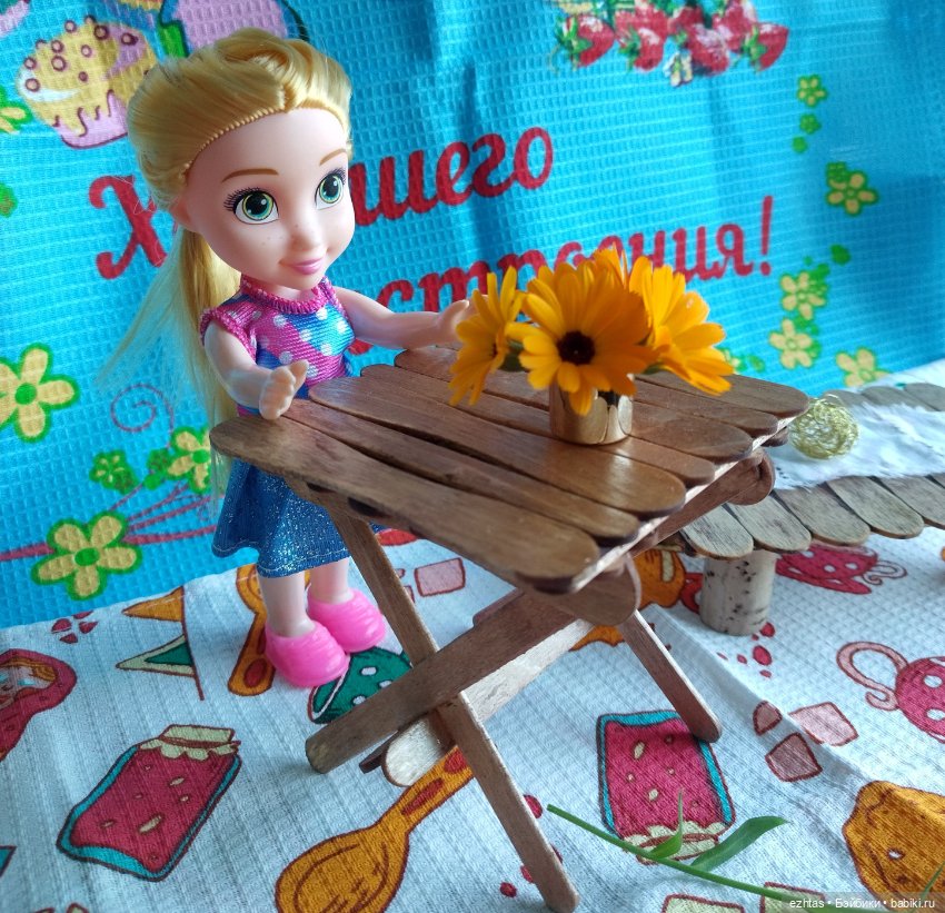 Столики из палочек. Олеся презентует (фото 10)