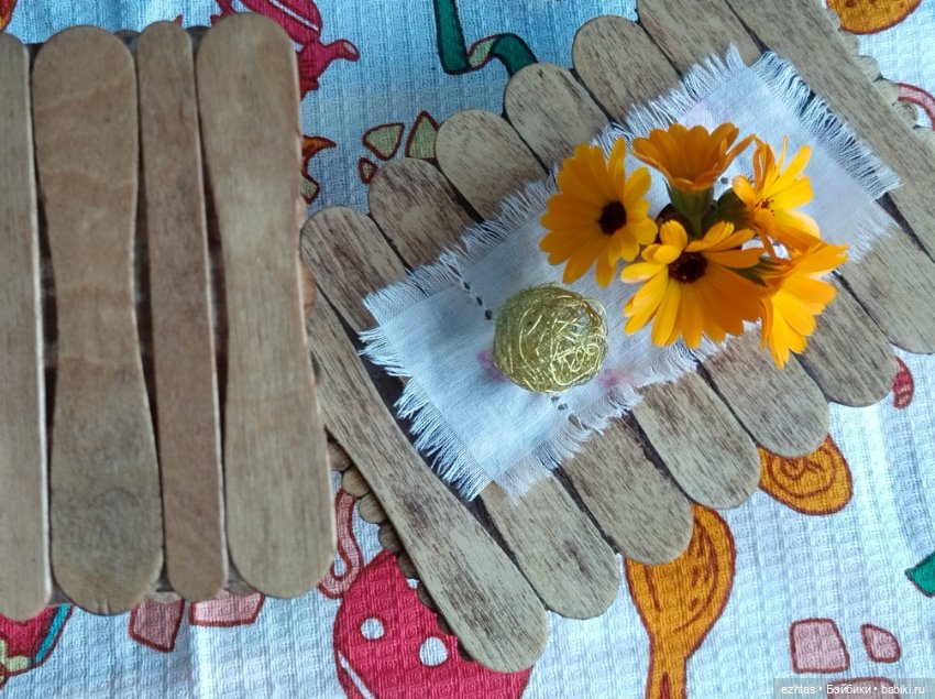 Столики из палочек. Олеся презентует