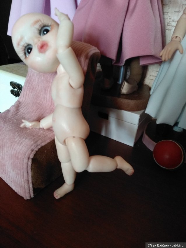 Встречайте маленькую Ёль — Авторские шарнирные куклы своими руками: лепка (фото 4)