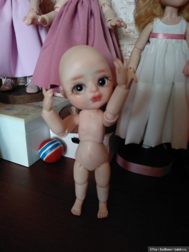 Встречайте маленькую Ёль — Авторские шарнирные куклы своими руками: лепка (фото 8)