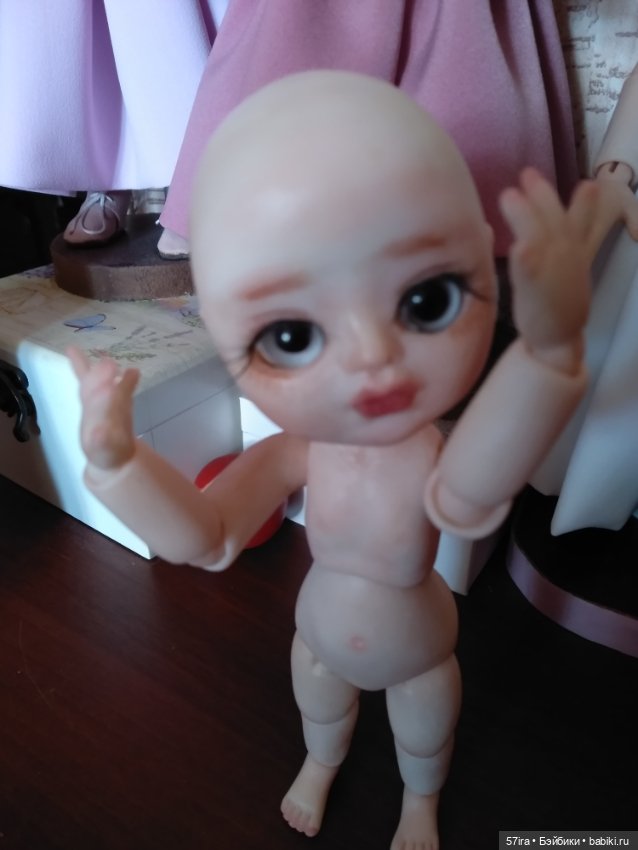 Встречайте маленькую Ёль — Авторские шарнирные куклы своими руками: лепка (фото 9)