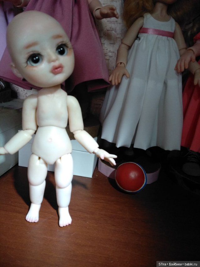 Встречайте маленькую Ёль — Авторские шарнирные куклы своими руками: лепка