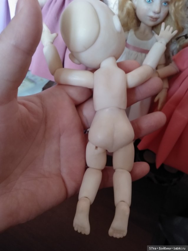 Встречайте маленькую Ёль — Авторские шарнирные куклы своими руками: лепка (фото 7)