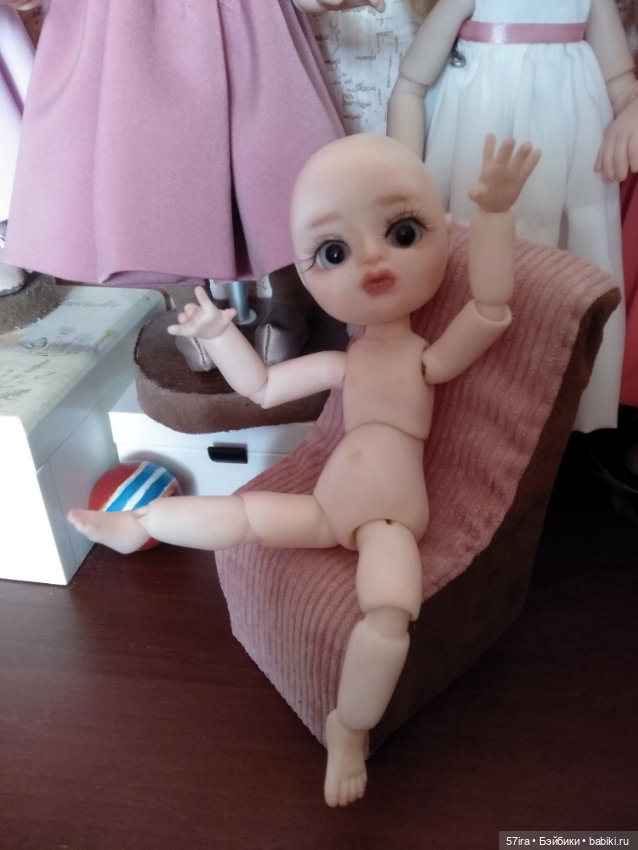 Встречайте маленькую Ёль — Авторские шарнирные куклы своими руками: лепка