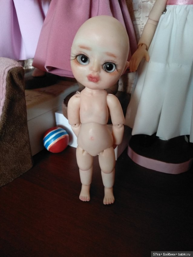 Встречайте маленькую Ёль — Авторские шарнирные куклы своими руками: лепка