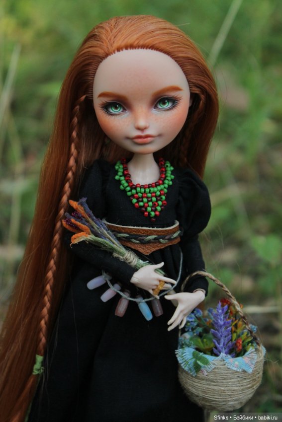 Травница — ООАК Monster High и Ever After High: репейнт (фото 6)