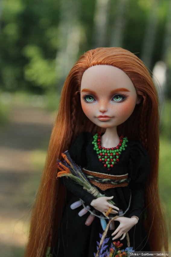 Травница — ООАК Monster High и Ever After High: репейнт (фото 8)