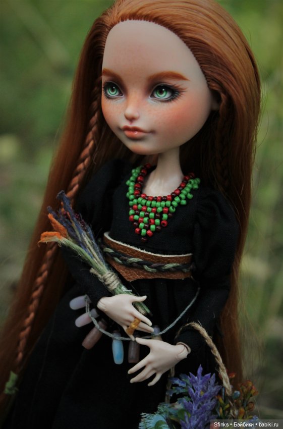 Травница — ООАК Monster High и Ever After High: репейнт (фото 7)