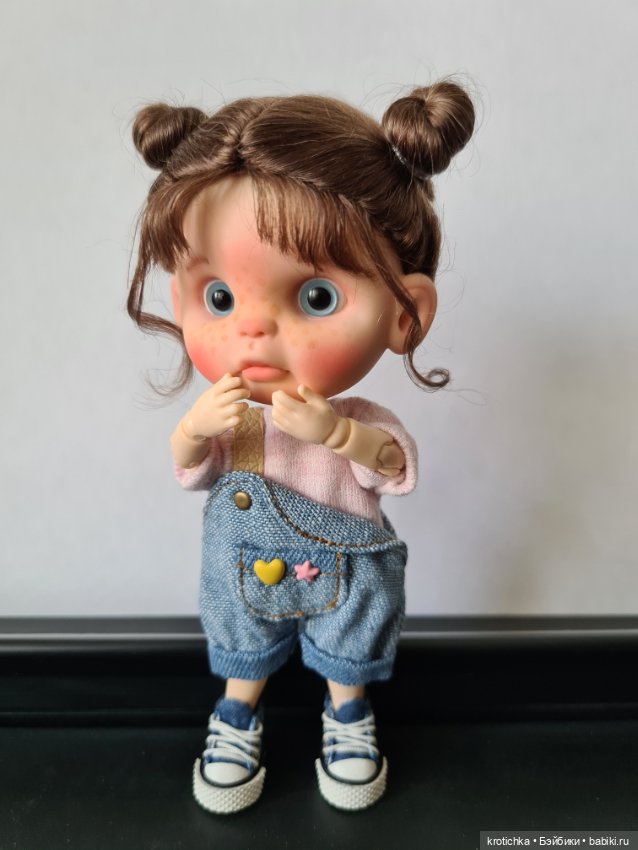 Малышка Алёнка родилась — Авторские шарнирные куклы своими руками: лепка (фото 7)