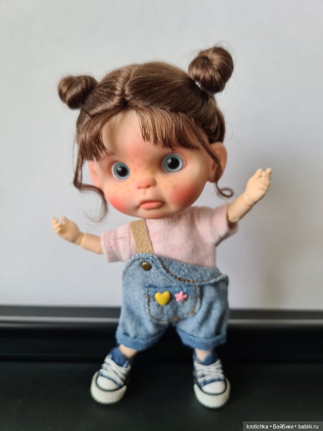 Малышка Алёнка родилась — Авторские шарнирные куклы своими руками: лепка (фото 8)